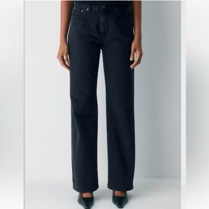 Denim Forum Farrah High Rise Wide Leg Jeans